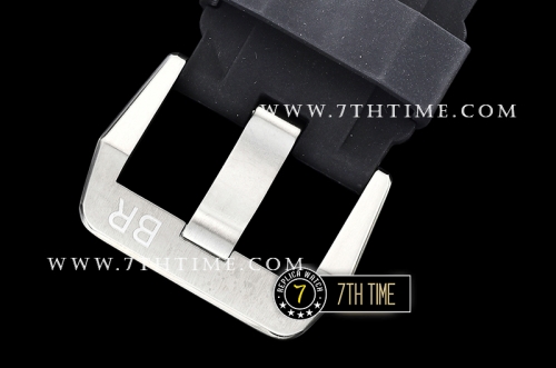 BR03-94 Chronograph Black Dial Solid Stainless Steel Asia 7750