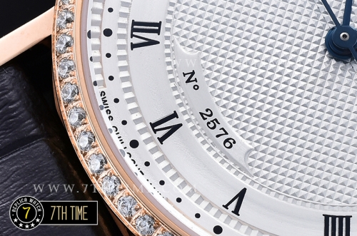 Breguet Classique 5177 White Guilloche Dial with Roman Numerals 18K Rose Gold