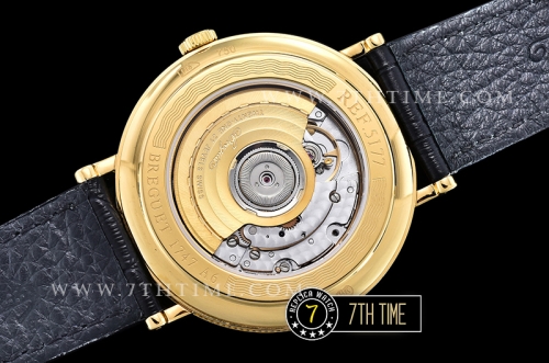 Breguet Classique 5177 White Guilloche Dial with Roman Numerals 18K Yellow Gold
