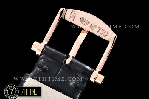 Breguet Tradition 7057BR Black Guilloche Skeletonal Dial with Roman Numerals 18K Rose Gold Thick Plated