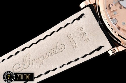 Breguet Tradition 7057BR Rose Gold Guilloche Skeletonal Dial with Roman Numerals 18K Rose Gold Thick Plated
