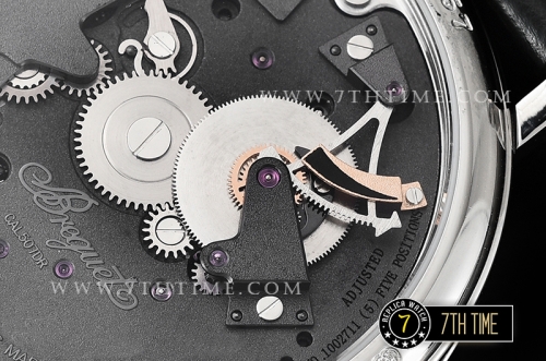 Breguet Tradition 7057BR Black Guilloche Skeletonal Dial with Roman Numerals Solid Stainless Steel 316L