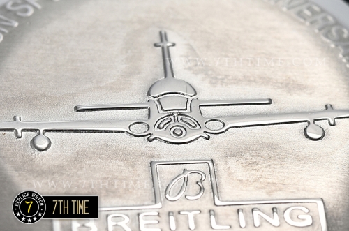 Breitling Chronomat Airborne White Dial with Black Subdials & Stick Markers Nylon Clad Leather Strap