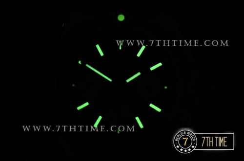 Breitling Chronomat Airborne Black Dial with Silver Tone Subdials & Stick Markers Nylon Clad Leather Strap