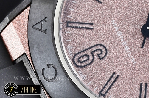 Bvlgari Diagono Magnesium Ceramic Bezel Special Bronze "Motorlac" Coated Dial with Numerals & Stick Markers