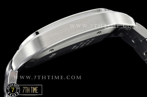 Cartier Santos Limited Blue Sunburst Dial with Silver Roman Numeral Markers Solid Stainless Steel