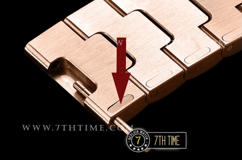 Cartier Santos White Dial with Black Roman Numeral Markers 18K Rose Gold Thick Plated Case and Bracelet