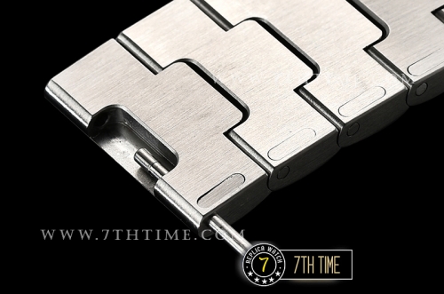 Cartier Santos White Dial with Black Roman Numeral Markers Two Tone 18K Rose Gold Thick Plated Case and Bracelet