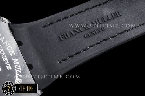 Franck Muller Vanguard V45 Series Silver Grey Textured Dial with Lume Numeral Markers