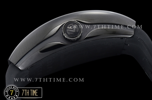 Franck Muller Vanguard V45 Series Silver Grey Textured Dial with Numeral Markers PVD Coated Bezel And Case