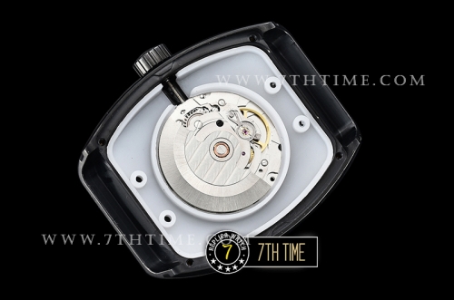 Franck Muller Vanguard V45 Series Silver Grey Textured Dial with Numeral Markers PVD Coated Bezel And Case