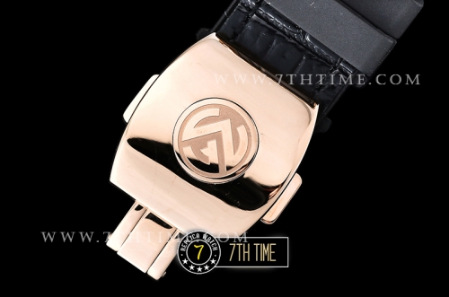 Franck Muller Vanguard V45 Series  Silver Grey Textured Dial with Lume Numeral Markers 18K Rose Gold Thick Plated Bezel And Case