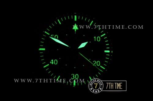 Glashutte Senator Navigator Black Dial with Numerals Leather Strap