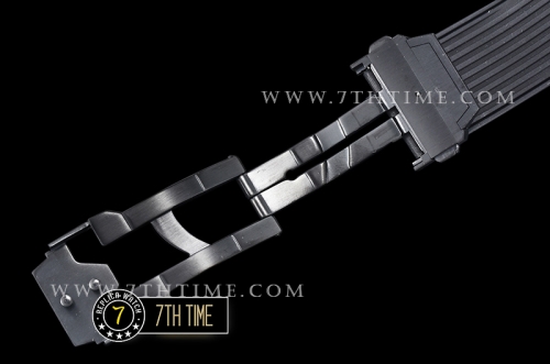 Hublot Big Bang Unico Sapphire Skeletonal Dial with Numeral Markers & Black Rehaut Baguette Rainbow Colored Gems Bezel
