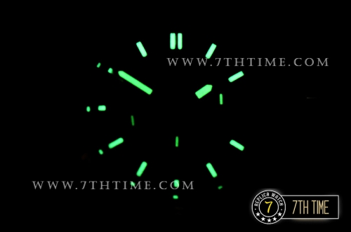 Big Bang Evolution Blue Dial with SS Stick Markers Stainless Steel Bezel Blue Gummy Leather