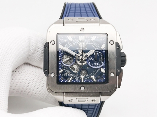 Square Bang Unico 42mm SS SS/RU Blue Ske BBF A1280