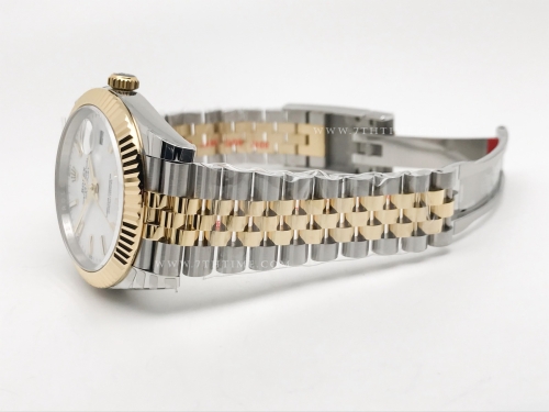 DJ2 41mm 126333 Jub Flt 904L YG/SS Wht/Stk EWE A3235