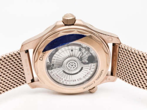 Seamaster 300m 210.90.42.20.01.003 Bronze Gold RG/RG Black VSF A8806