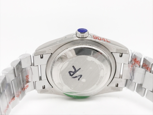 DayDate 36mm Wt 904L Flt SS/SS Silv/Rm QF VR3255