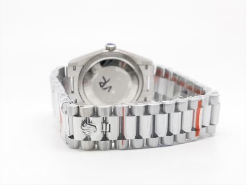 DayDate 36mm Wt 904L Flt SS/SS Silv/Rm QF VR3255