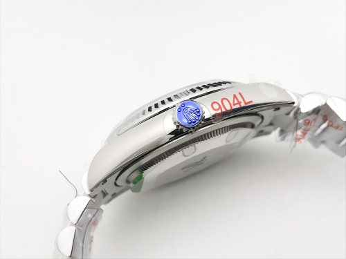 DayDate 36mm Wt 904L Flt SS/SS Blue/Rm QF VR3255