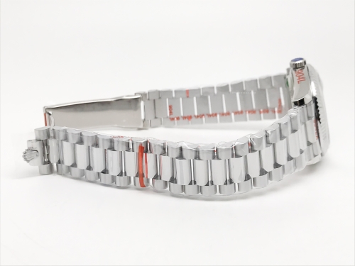 DayDate 36mm Wt 904L Flt SS/SS I-Blue/Rm QF VR3255