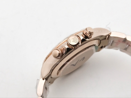 Daytona 116505 904L RG/RG Met/Stk QF V3 SH4130