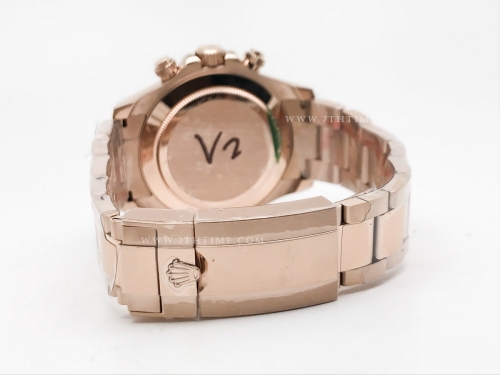 Daytona 116505 904L RG/RG Met/Stk QF V3 SH4130