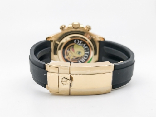 Daytona 116518 Wt YG/RU Blk/Diam QF V11 SH4130