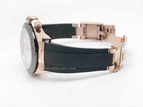 Daytona 116515 904L RG/RU Wht/Wht/Stk QF V3 SH4130