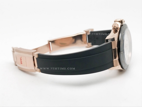 Daytona 116515 904L RG/RU Wht/Wht/Stk QF V3 SH4130