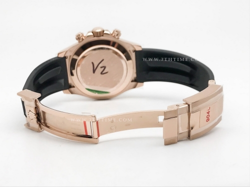 Daytona 116515 904L RG/RU Wht/Wht/Stk QF V3 SH4130