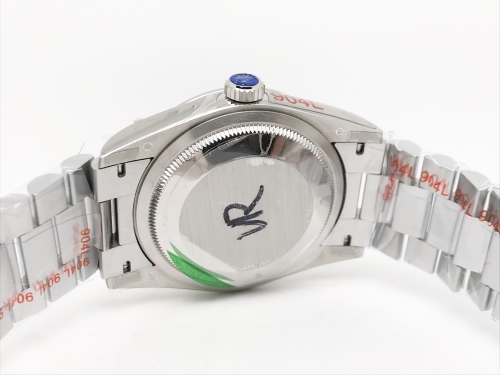 DayDate 36mm Wt 904L Flt SS/SS Silv/Stk QF VR3255