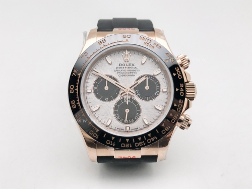 Daytona 116515 Wt RG/RU Met/Blk/Stk QF V11 SH4130