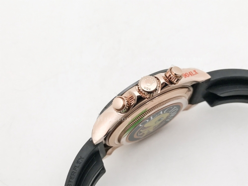 Daytona 116515 Wt RG/RU Met/Blk/Stk QF V11 SH4130