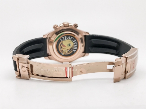 Daytona 116515 Wt RG/RU Met/Blk/Stk QF V11 SH4130