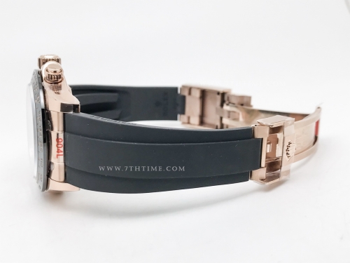 Daytona 116515 Wt RG/RU Blk/RG/Stk QF V11 SH4130