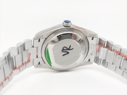 DayDate 36mm Wt 904L Flt SS/SS I-Blue/Dia QF VR3255