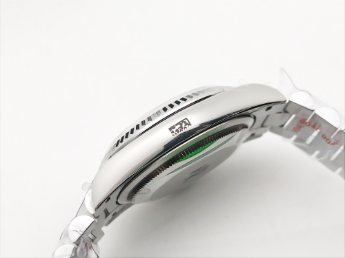 DayDate 36mm Wt 904L Flt SS/SS Silv/Dia QF VR3255