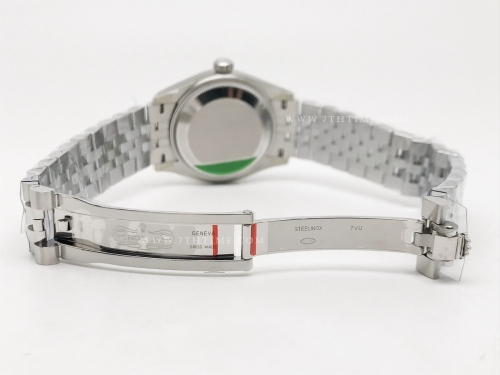 DateJust 278274 Midsize 31mm Jub Flt SS/SS Blue/Rm THB A2671