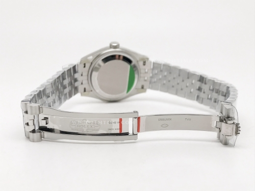 DateJust 278274 Midsize 31mm Jub Flt SS/SS Blk/Rm THB A2671