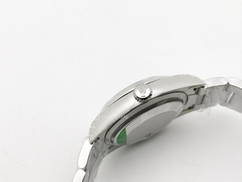 DJ 36mm Oys Smt 904L SS/SS Green/Stk VSF VS3235