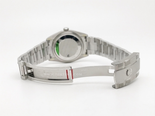 DJ 36mm Oys Smt 904L SS/SS Green/Stk VSF VS3235