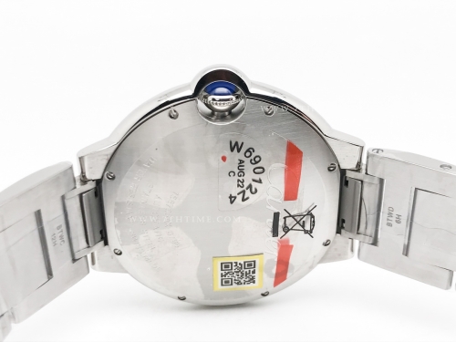 Ballon Bleu Mens 42mm Dia SS/SS Wht CHF A2824 Mod