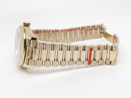 DayDate 36mm Wt 904L Flt YG/YG Gold/Rm QF VR3255