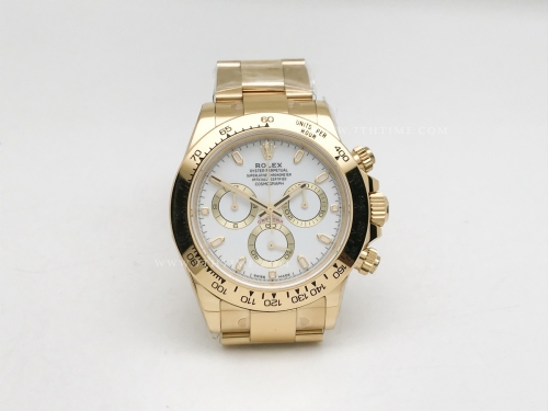 Daytona 116508 YG/YG White/Stk KING SH4130