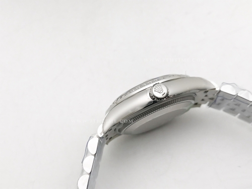 DateJust 278384RBR Midsize 31mm Jub Dia SS/SS Blk/Rm THB A2671