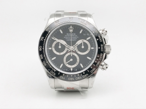 Daytona 126500 CER SS/SS Black 904L QF V5 SH4131