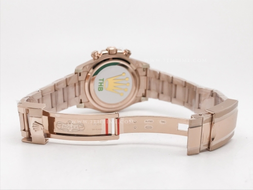 Daytona 126505 RG/RG Blk/Dia 904L THB SH4131-2