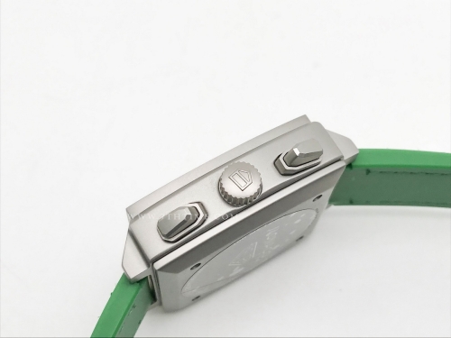 Tag Monaco Chronograph Green TI/RU Grn/Wht A8F VK63A